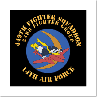 449th Fighter SQ 23rd Fighter Group 14th AF X 300 Posters and Art